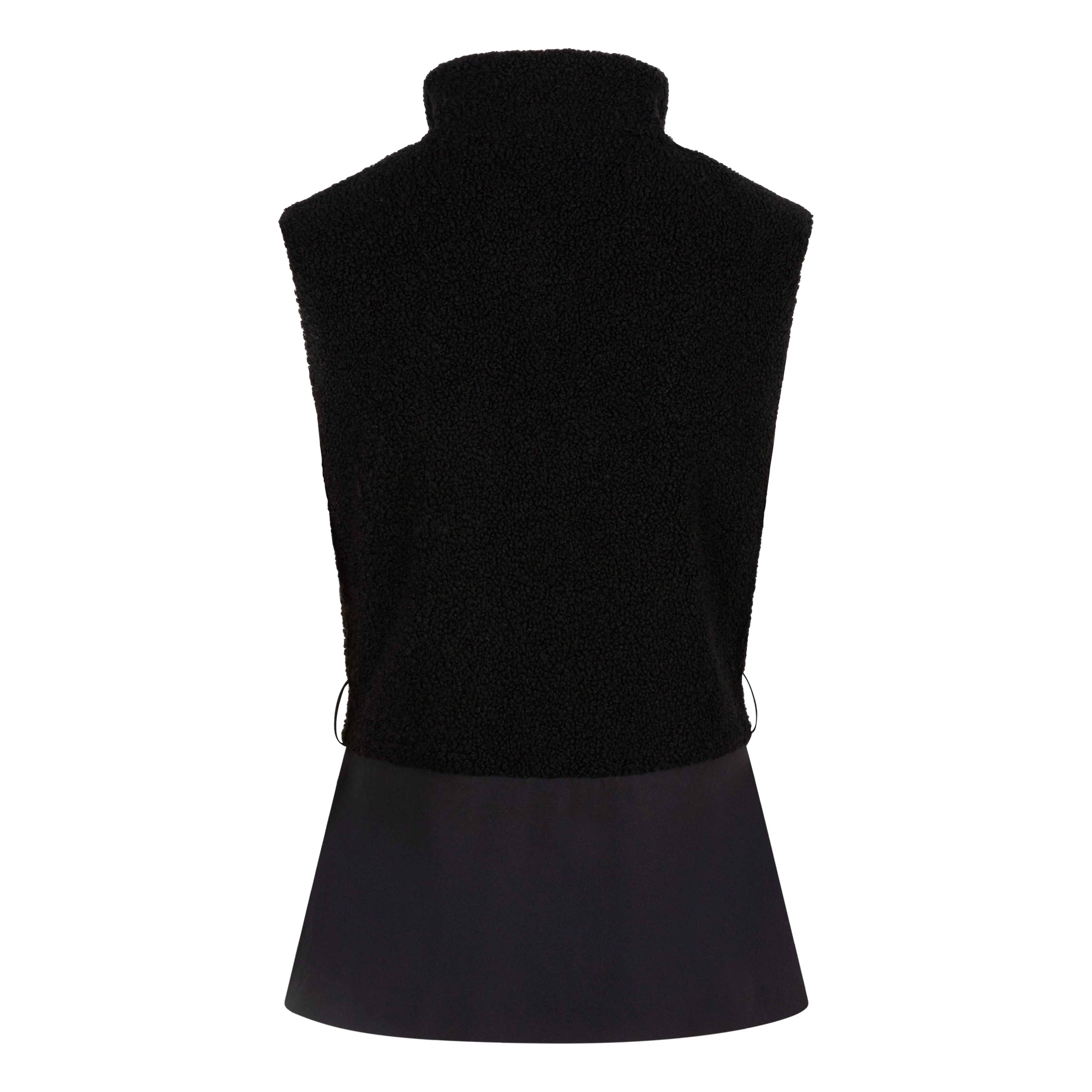 2-In-1 Teddy Jacket & Bodywarmer | Black