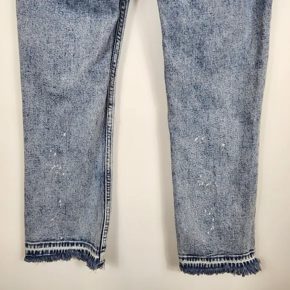 Abercrombie &amp; Fitch Short Ultra High Rise Ankle Straight Jean Released Hem 26 2