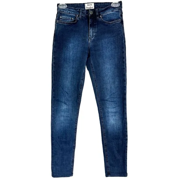 Acne Studios Skin 5 Deep Mid Rise Skinny Jeans Women’s Sz 25