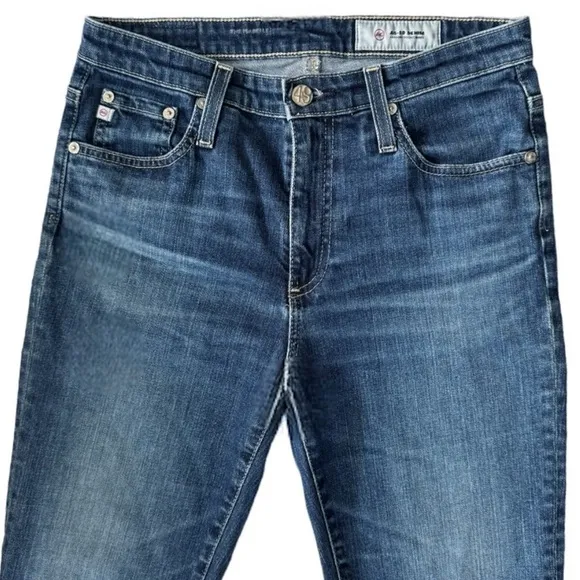 AG Adriano Goldschmied Isabelle High Rise Straight Leg Jeans