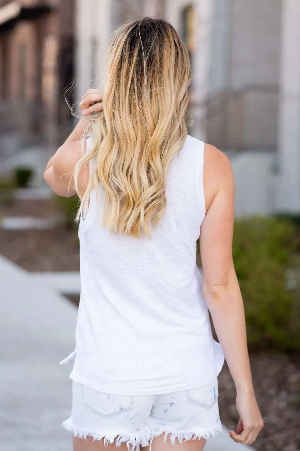Anabelle Tank White