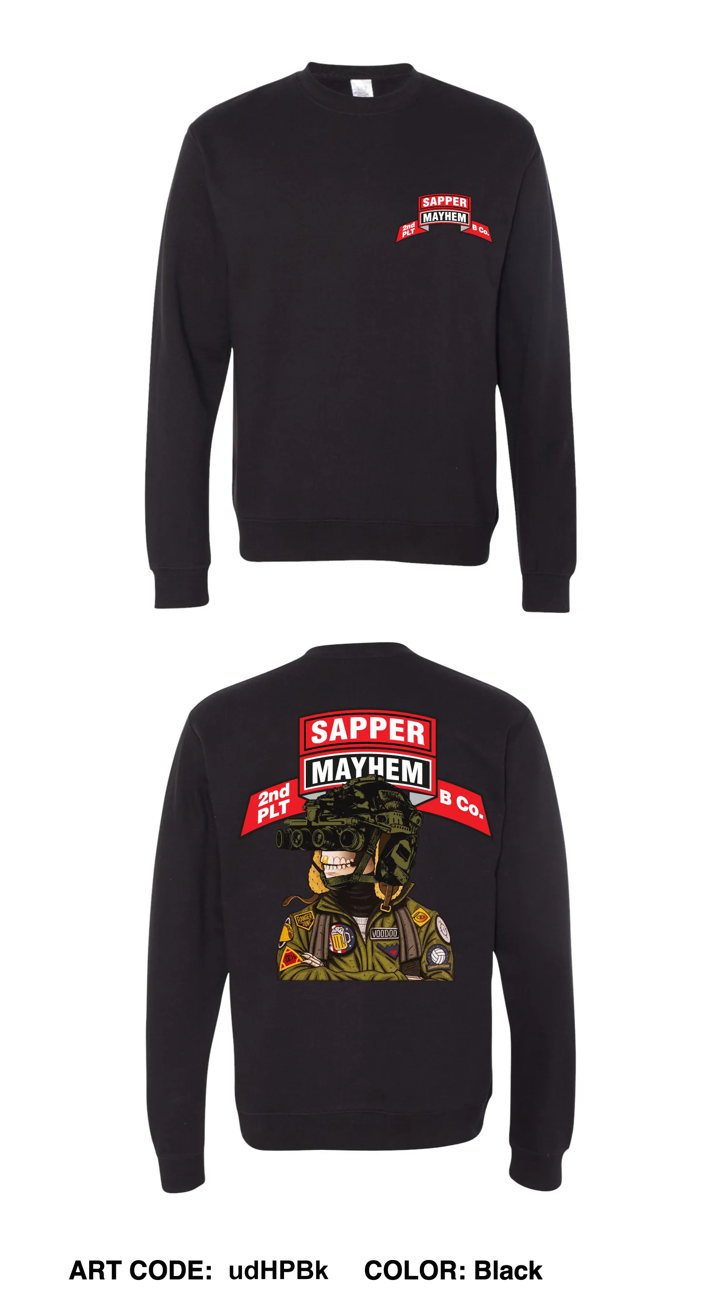 B Co, 326 BEB, 1BCT Comfort Unisex Crewneck Sweatshirt - udHPBk