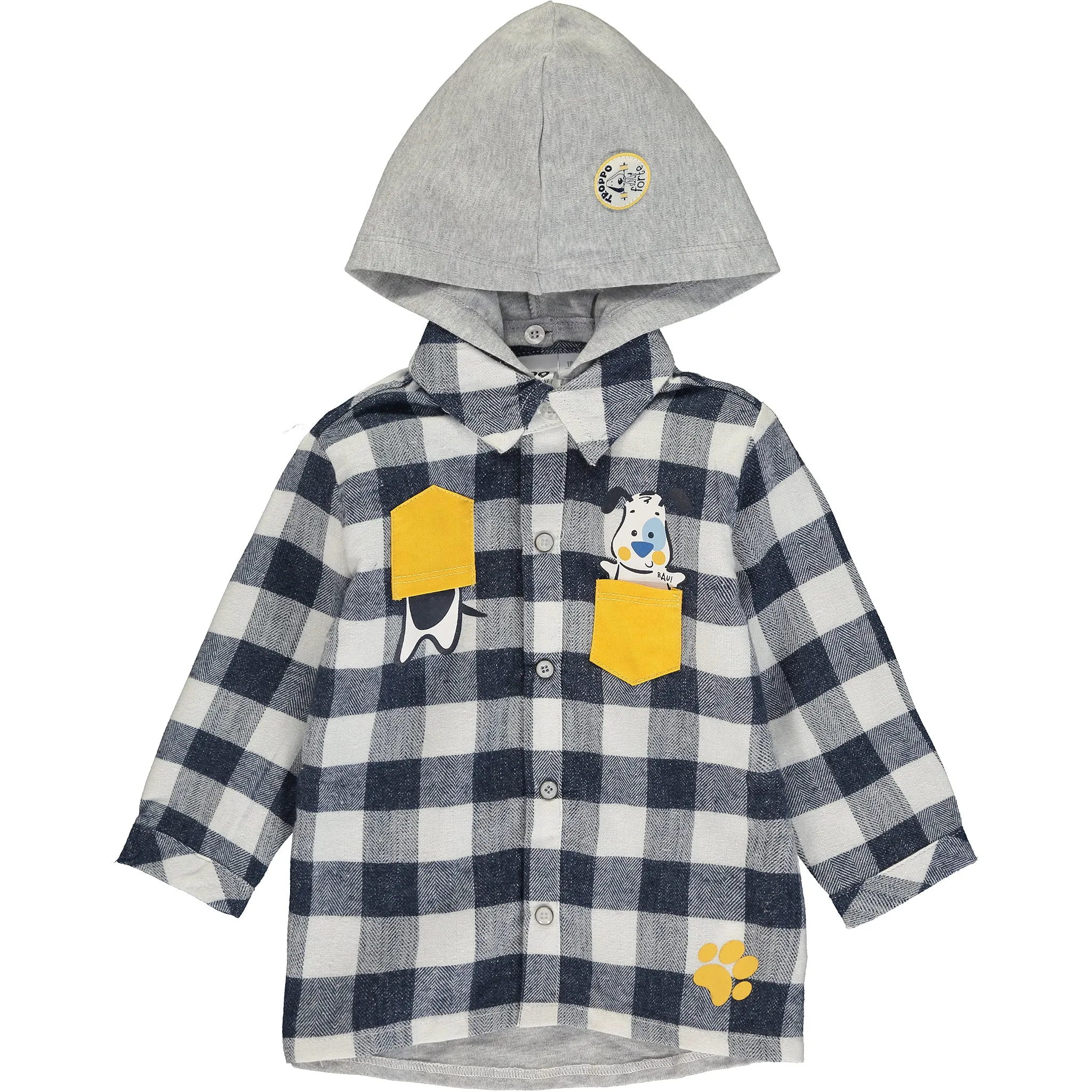 Baby Boy Cotton Zip-Up Hoodie