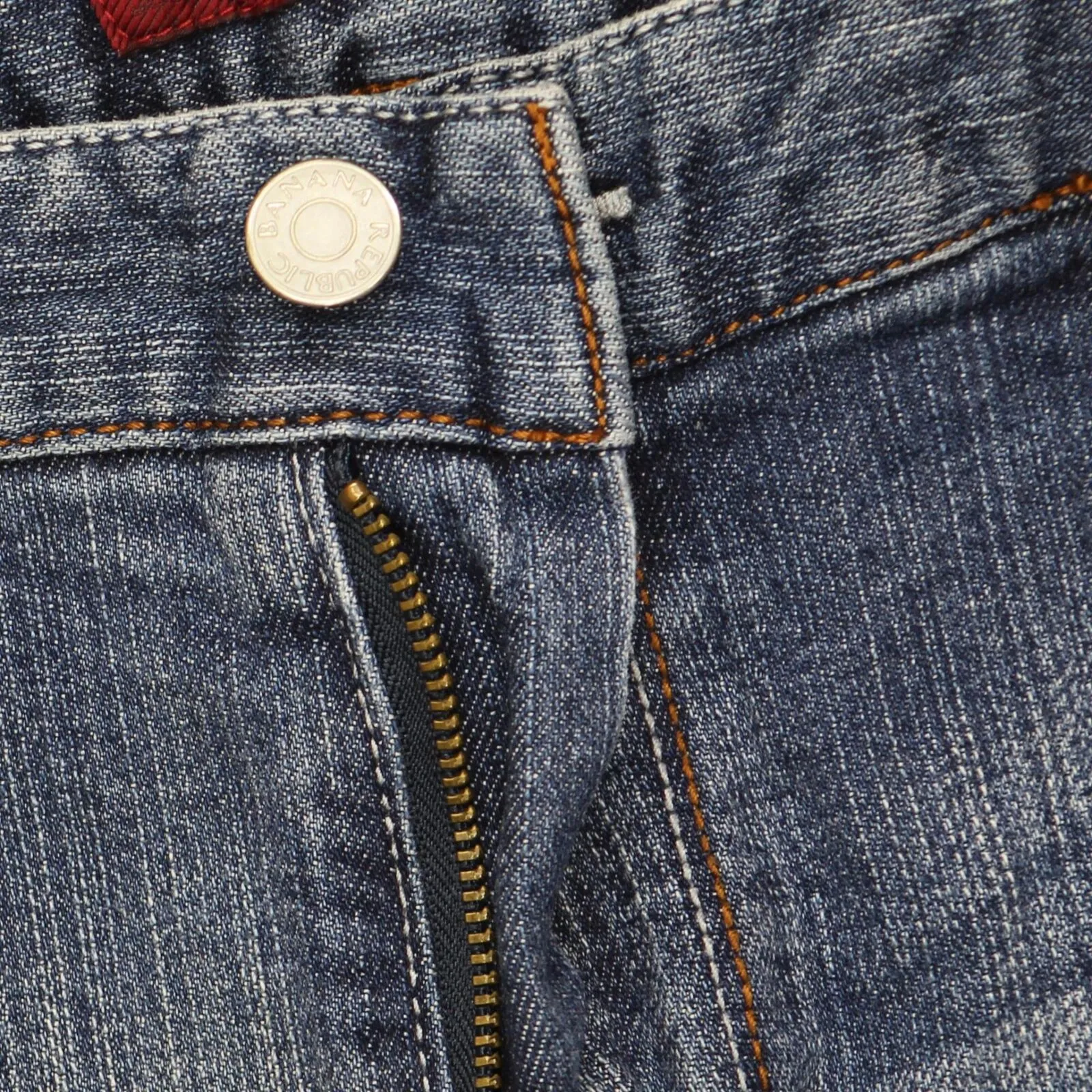 Banana Republic Womens Limited Edition Straight Leg Denim Jeans Blue Wash 14