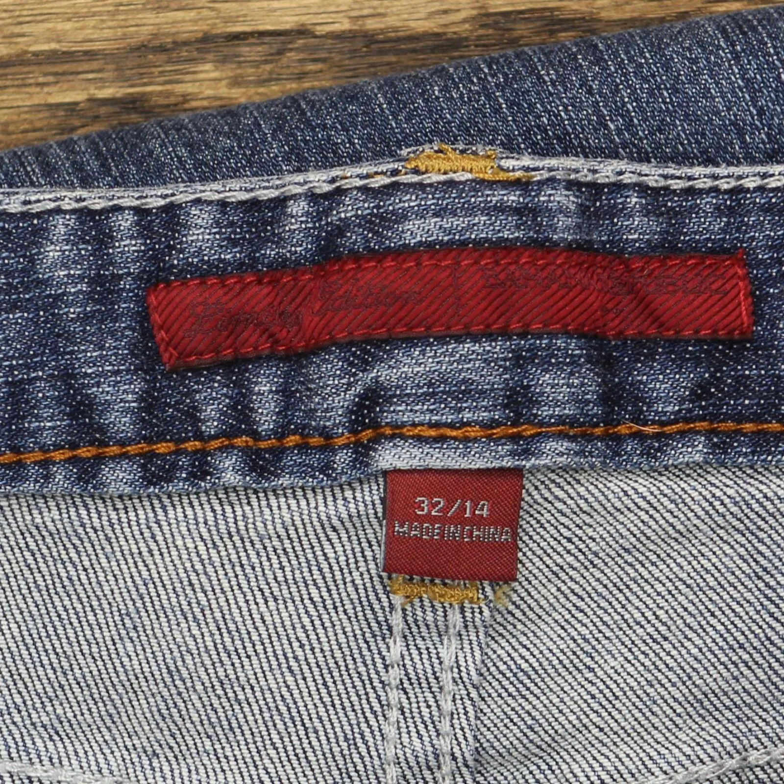 Banana Republic Womens Limited Edition Straight Leg Denim Jeans Blue Wash 14