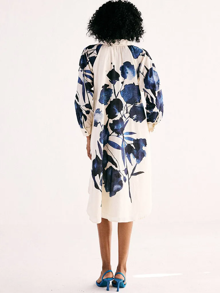 Blue Orchid Shirt Dress