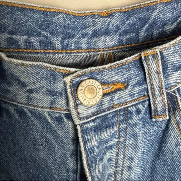 Brandy Melville Saylor John Galt 90s medium wash straight leg jeans size 26