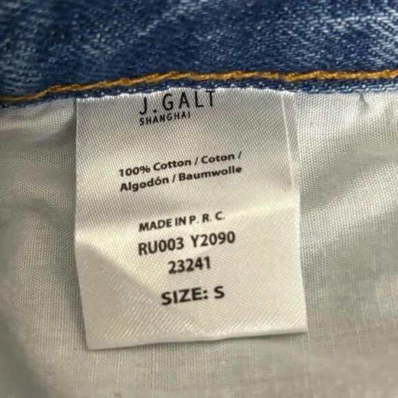 Brandy Melville Saylor John Galt 90s medium wash straight leg jeans size 26