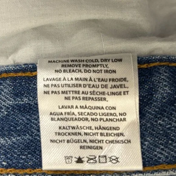 Brandy Melville Saylor John Galt 90s medium wash straight leg jeans size 26