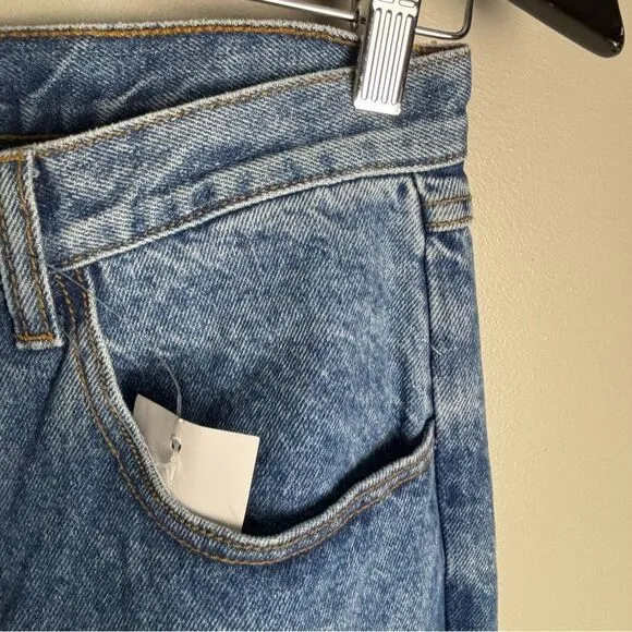 Brandy Melville Saylor John Galt 90s medium wash straight leg jeans size 26