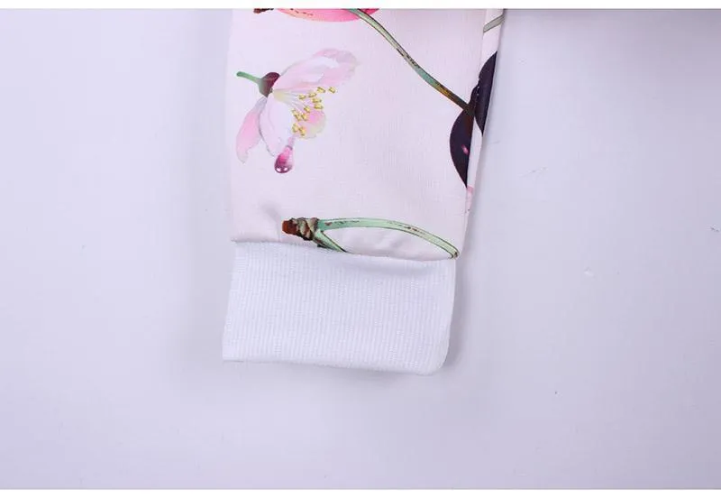 Butterfly Vs. Cherry Cropped Shirt