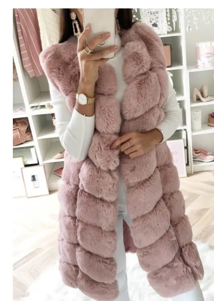 Cotton-Padded Plush Vest