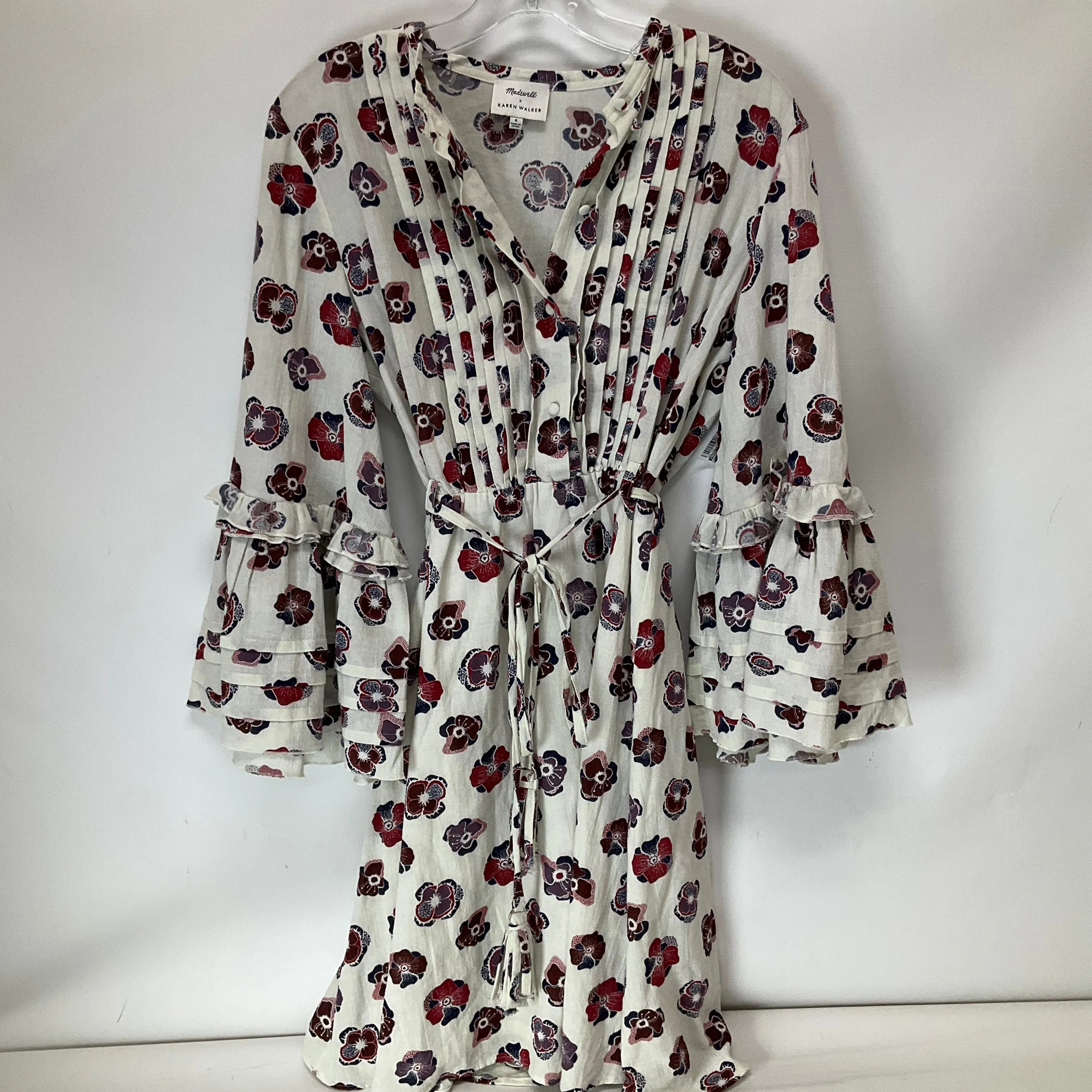 Dress Casual Short By Madewell In Floral Print, Size: 6