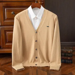 Dylan Westwood Klassische Wollstrickjacke