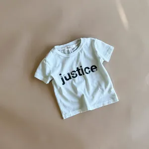 Enzo-Justice Tee | Cement