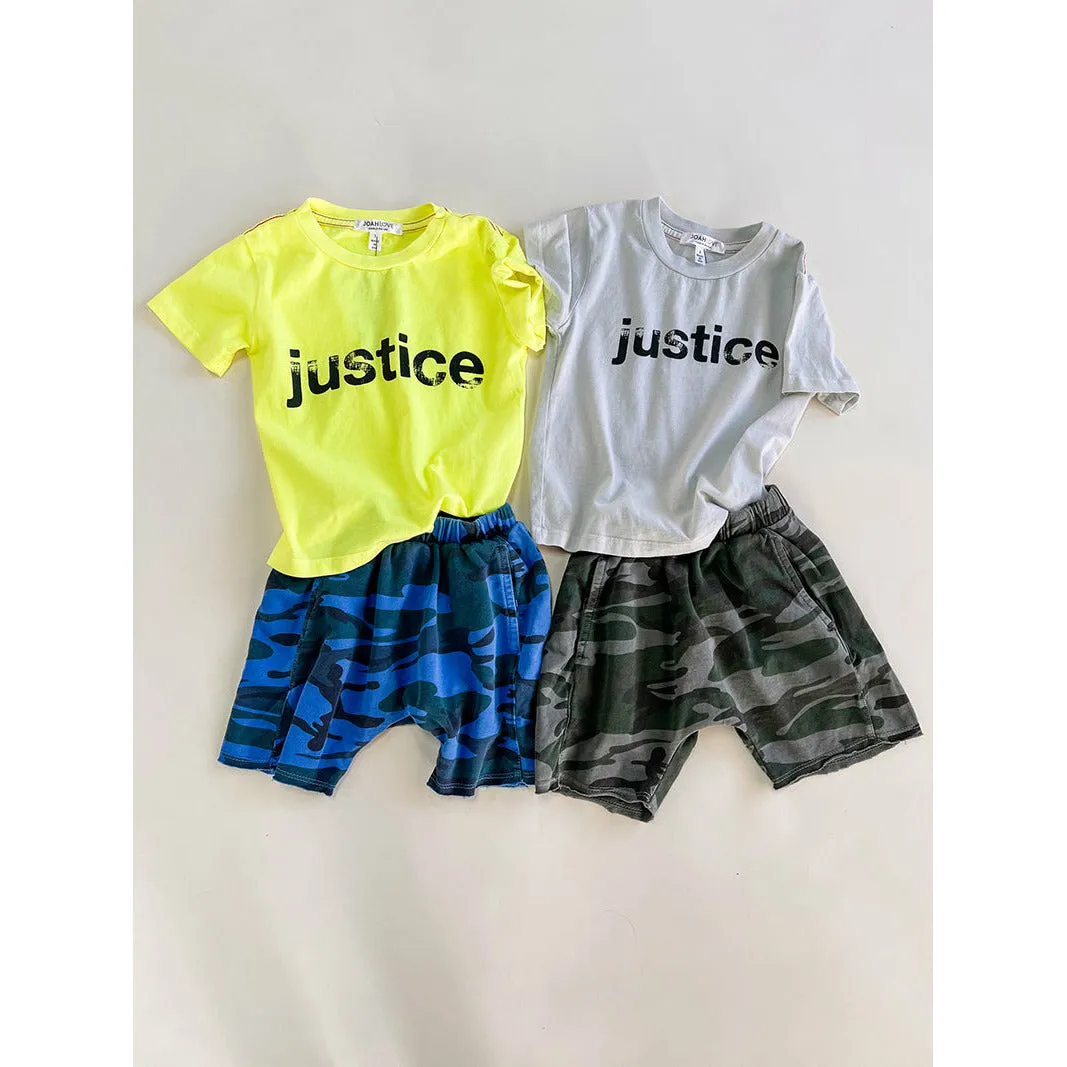 Enzo-Justice Tee | Cement