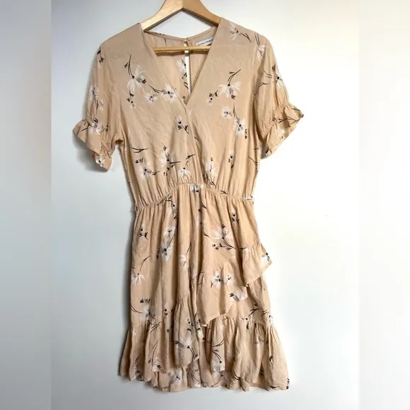 Faithfull the Brand Le Moulin Dress Eden Floral faux wrap