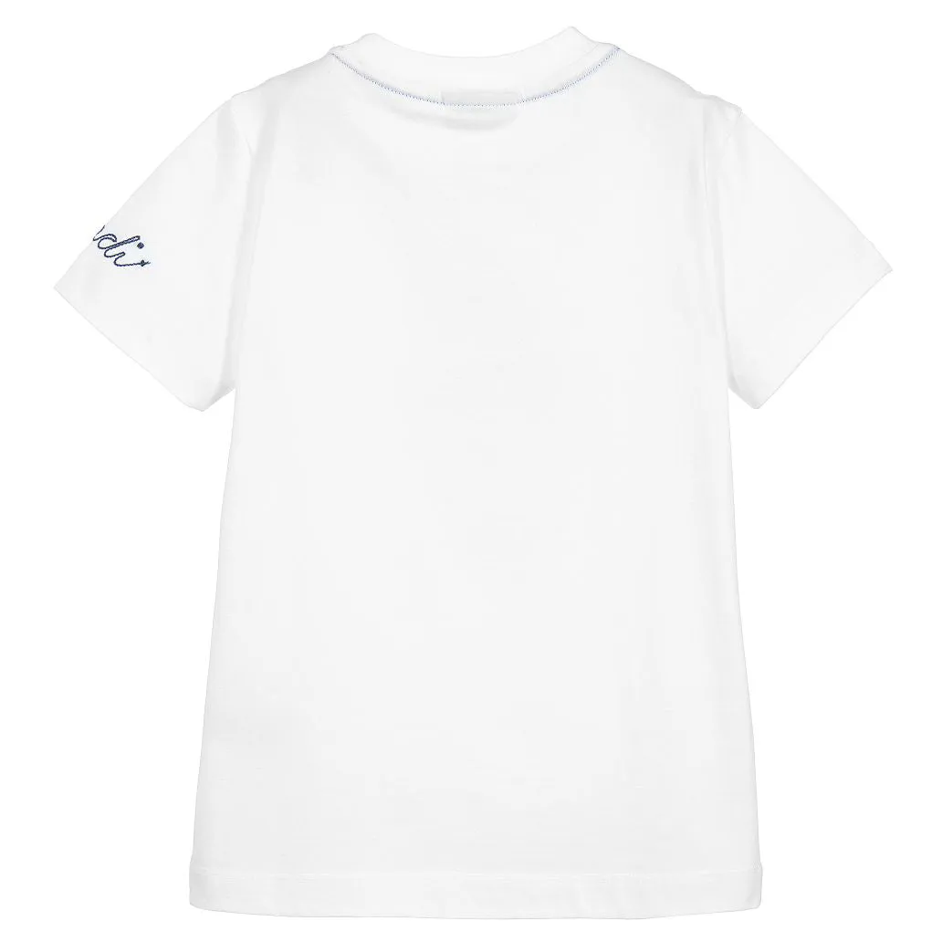 Fendi Boys SS  Bug-Kun Logo T-Shirt