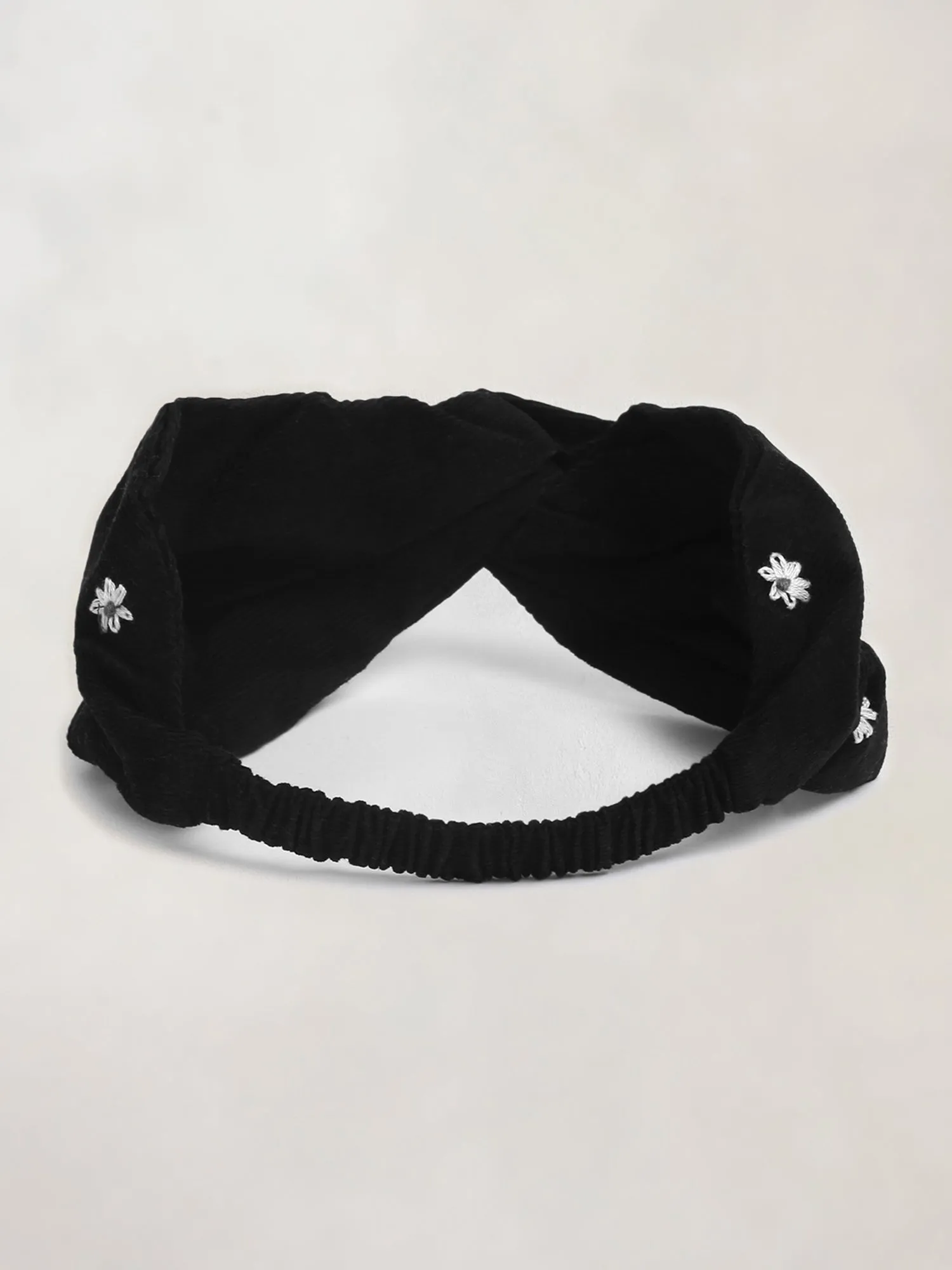 Floral Pom Pom Hairband