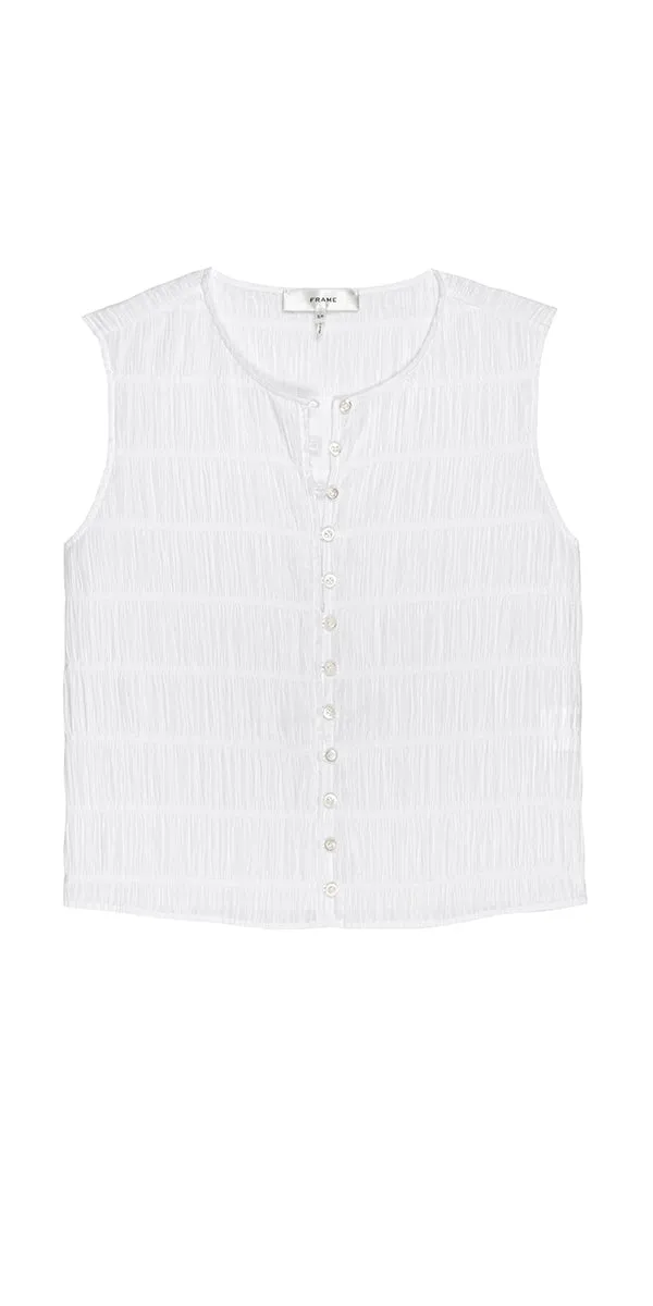 FRAME Smocked Tank