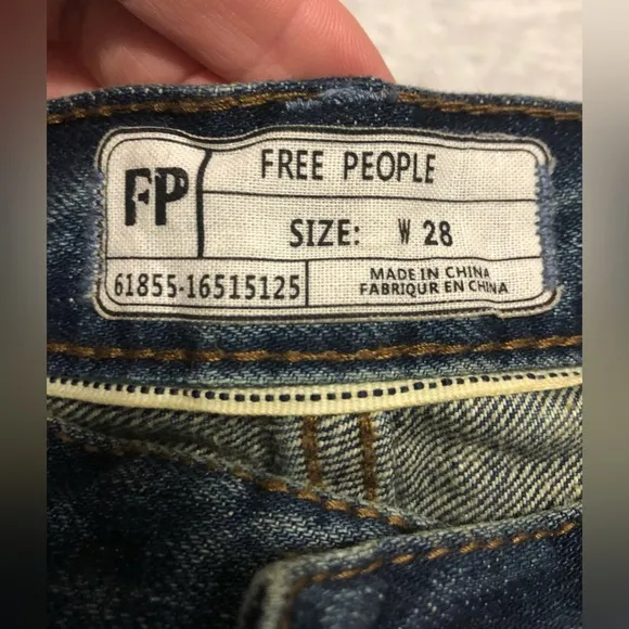 Free People capri jeans