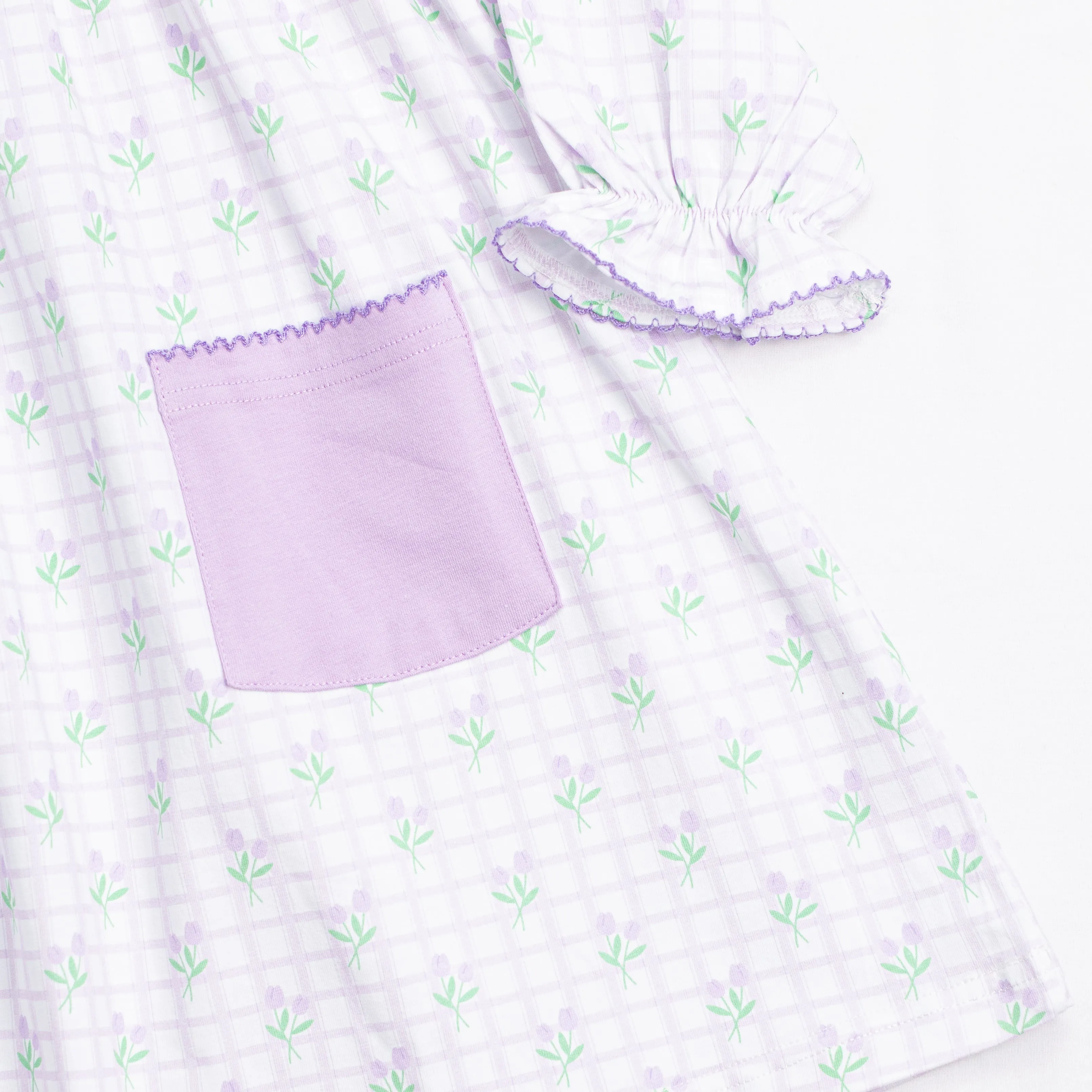 Freshly Cut Florals Dress, Purple