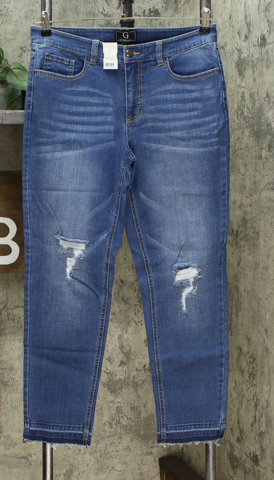 G by Giuliana Women's Straight Leg Downtown Denim Best Friend Jeans