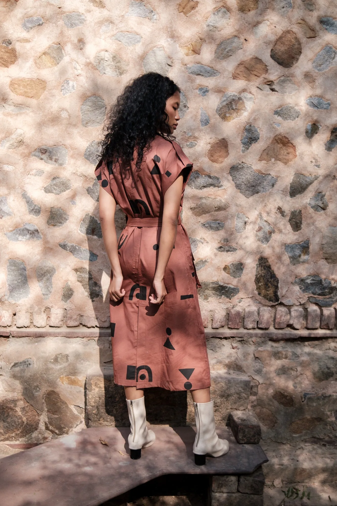 Harajuku Trench - Triangle Print