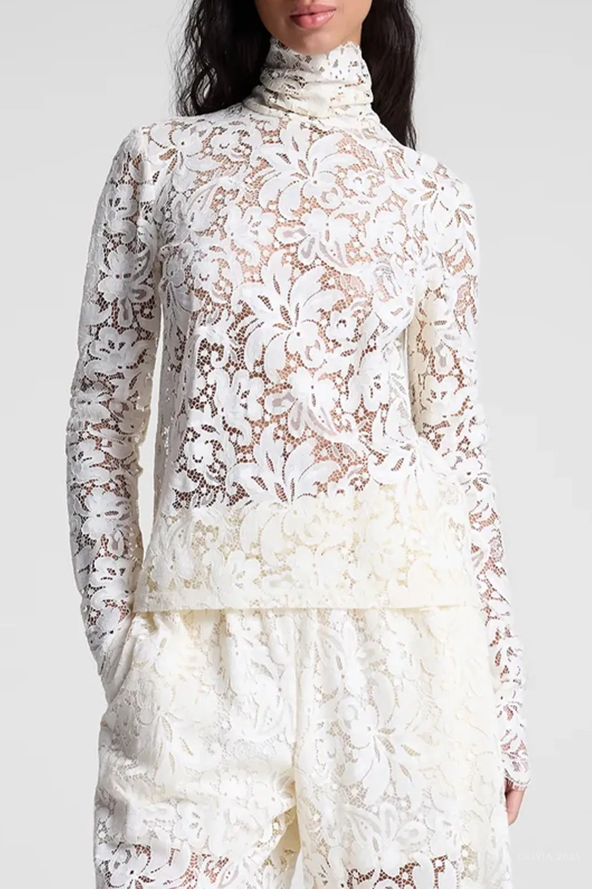 Indy Lace Top in Cream