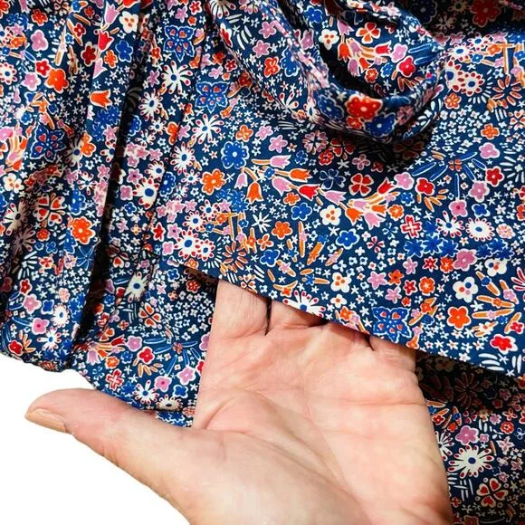 J. Crew Liberty Tana Lawn Hi Waist Floral Shorts Size 6