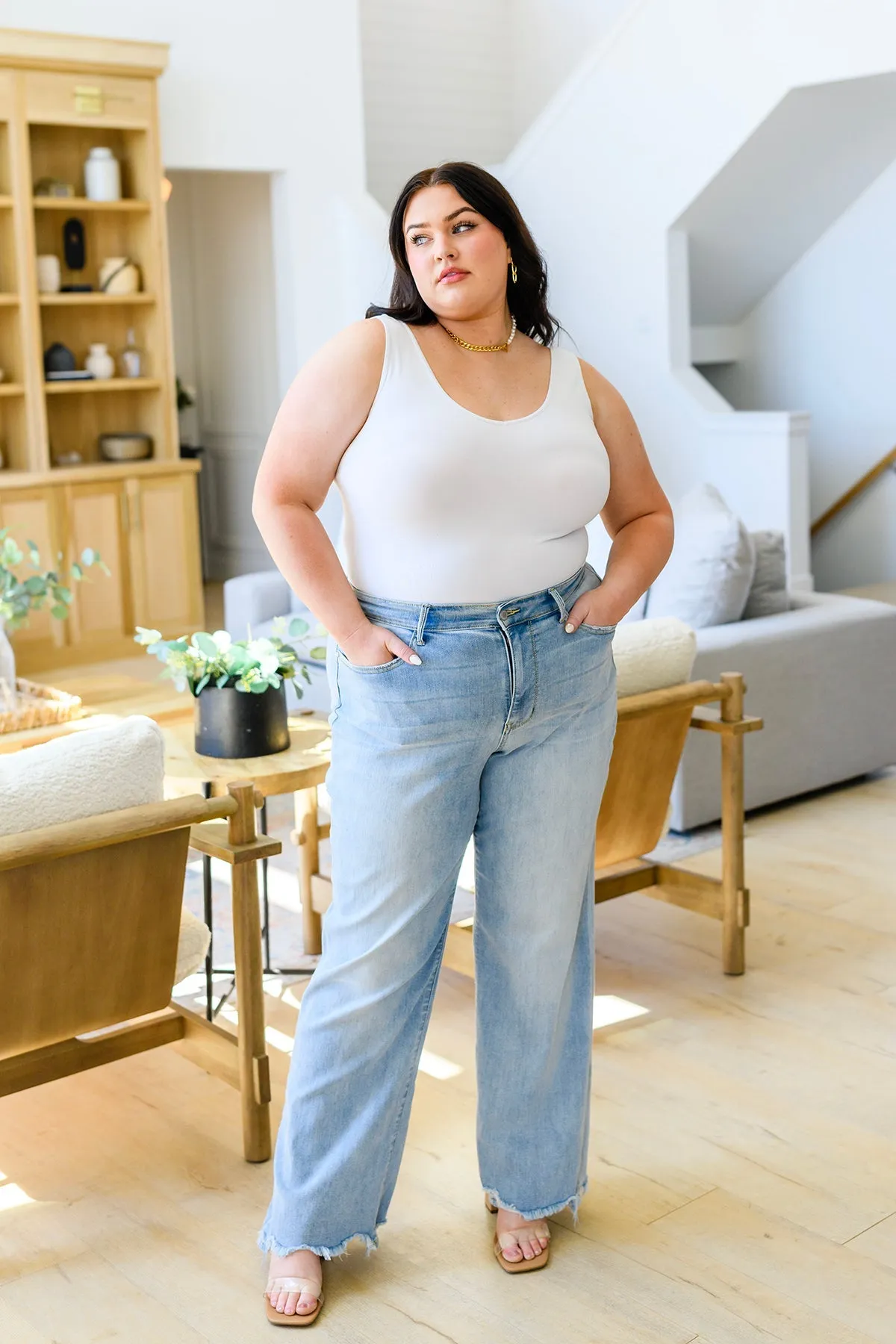 Judy Blue High-Rise Straight Leg Jeans