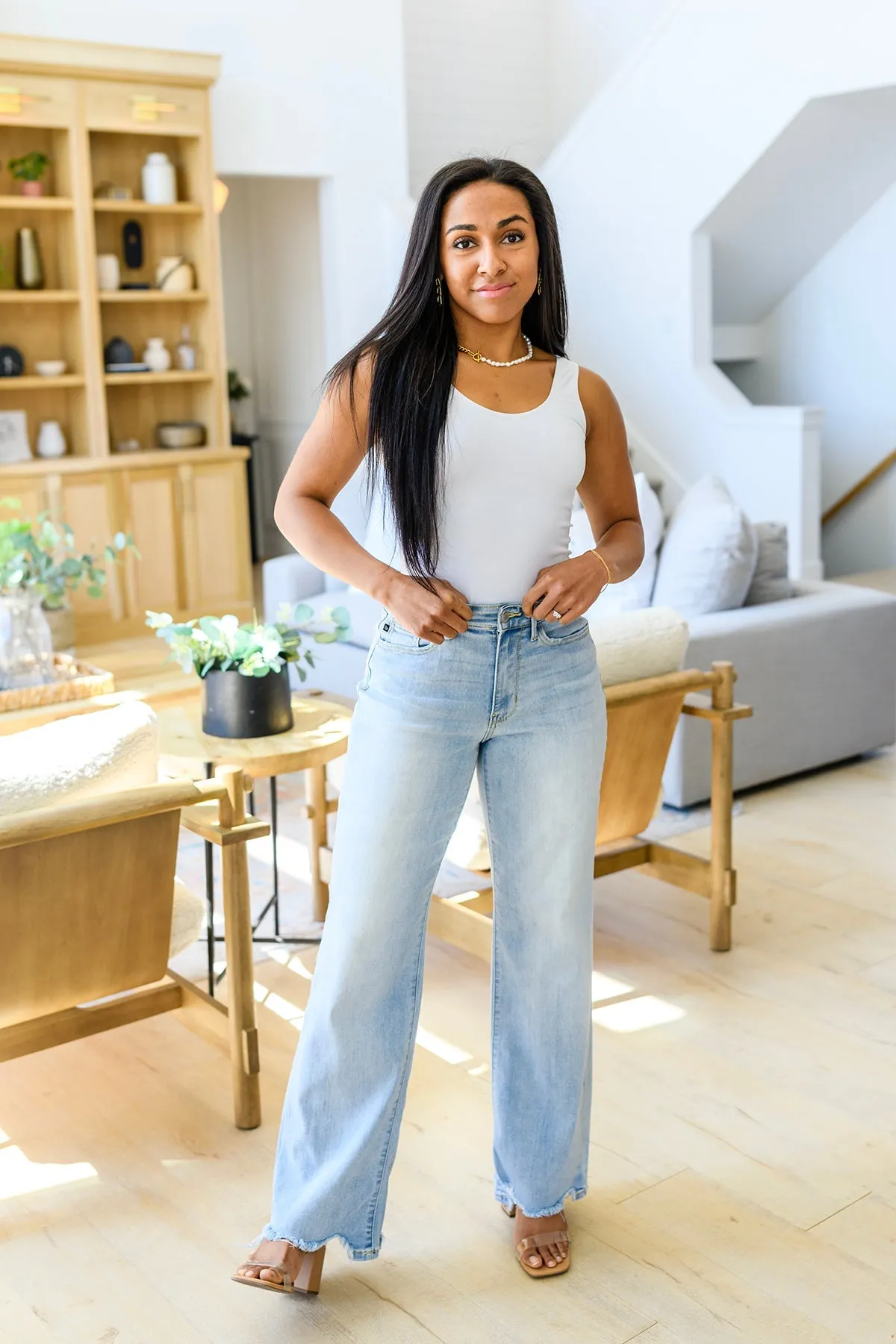 Judy Blue High-Rise Straight Leg Jeans