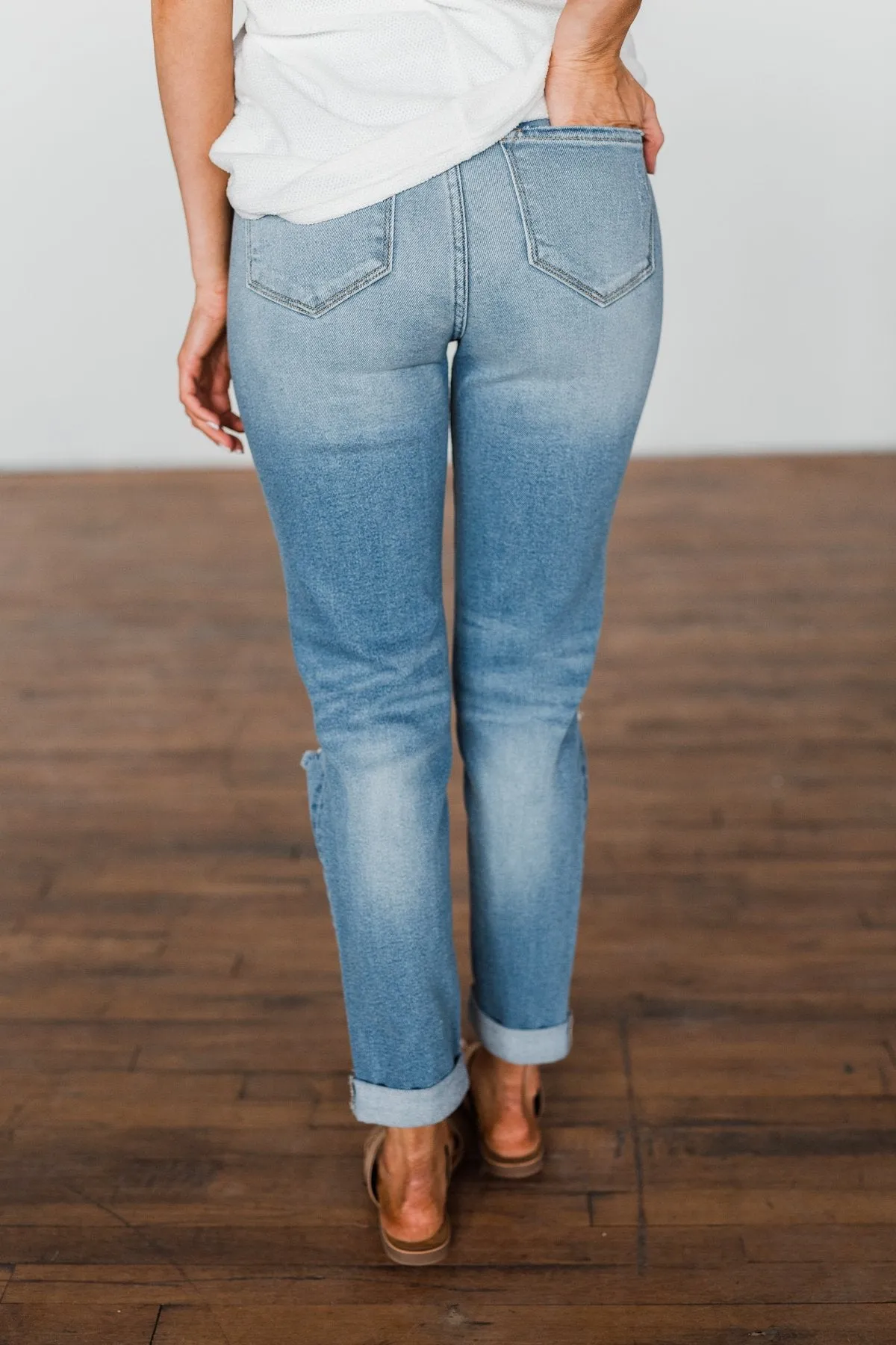 KanCan Boyfriend Jeans- Christina Wash