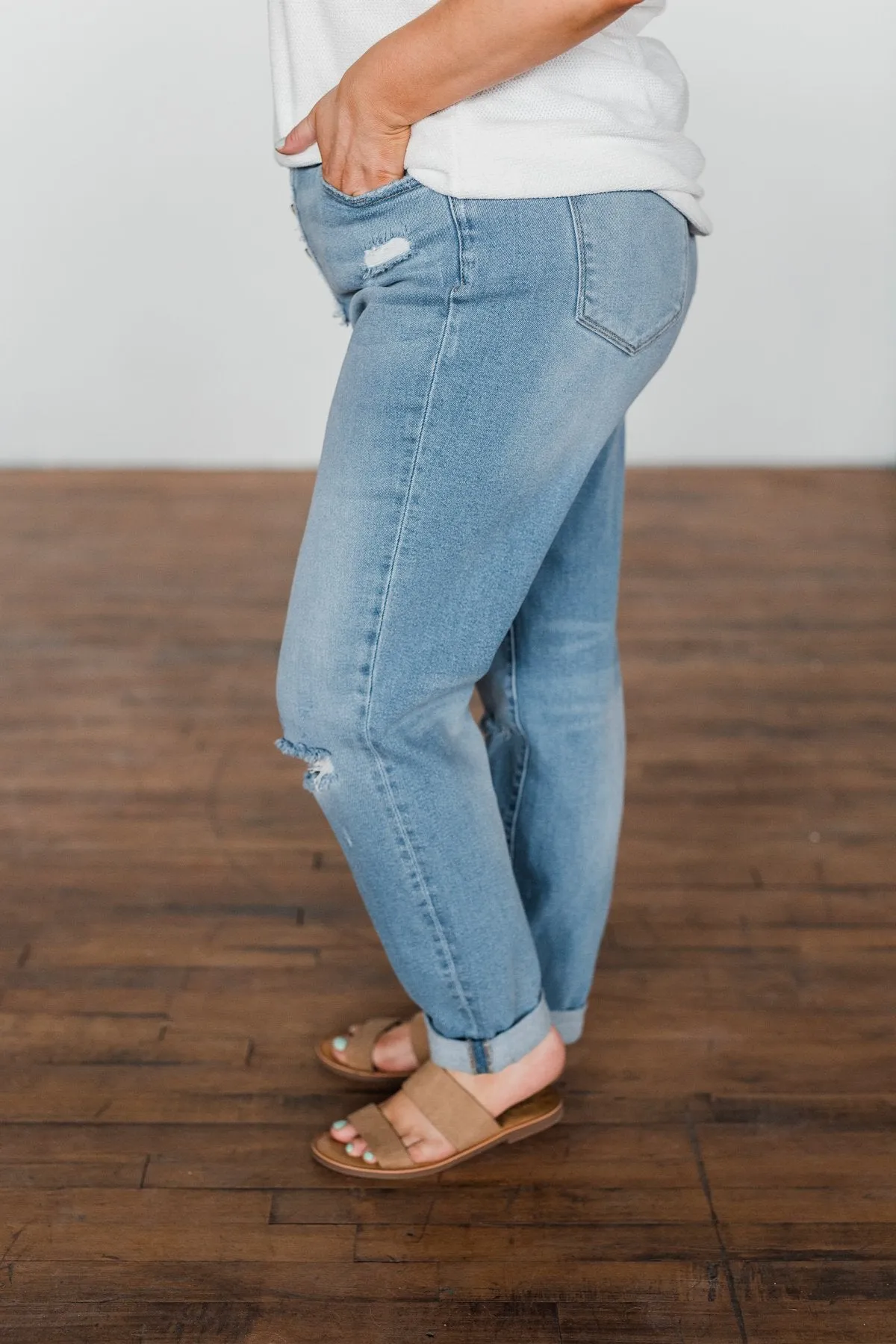 KanCan Boyfriend Jeans- Christina Wash