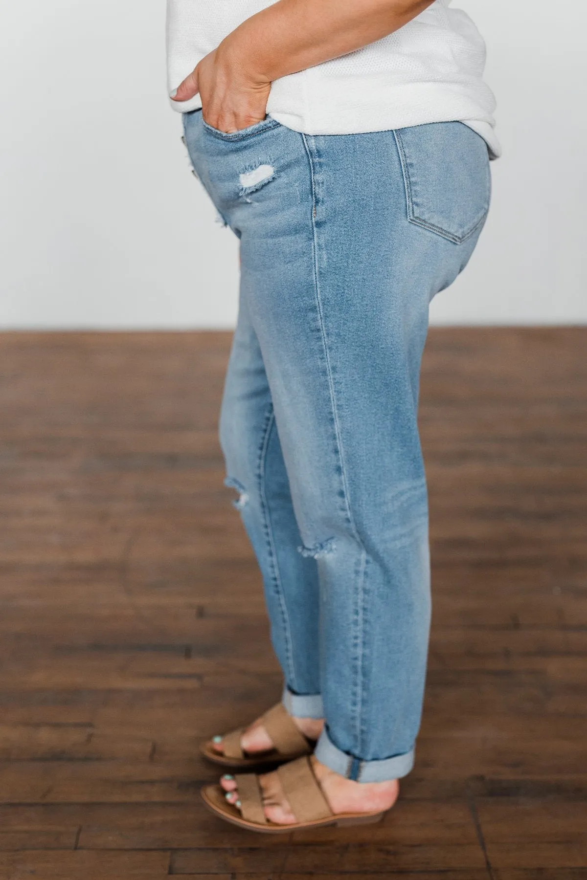 KanCan Boyfriend Jeans- Christina Wash