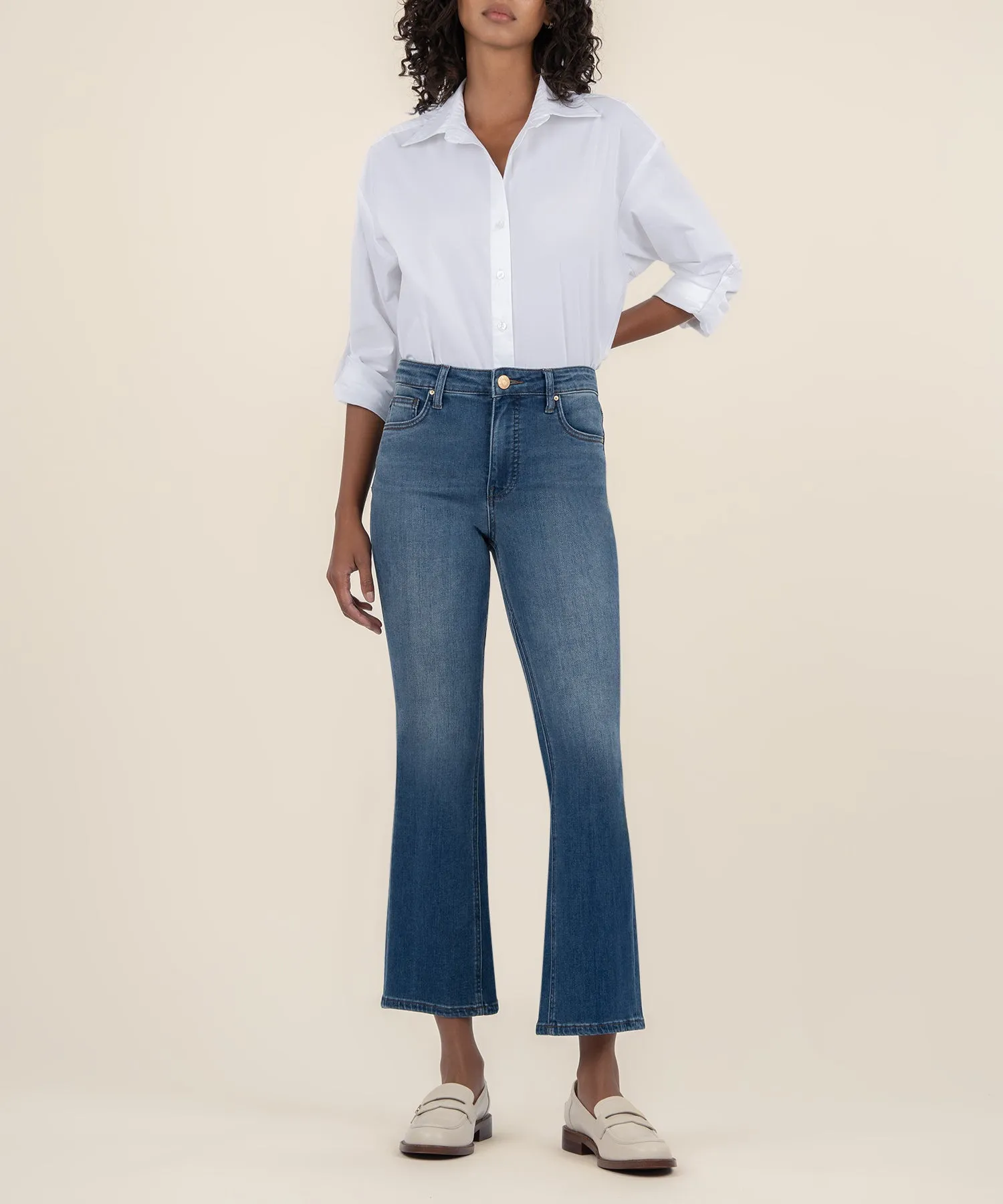 Kelsey High Rise Ankle Flare - FINAL SALE
