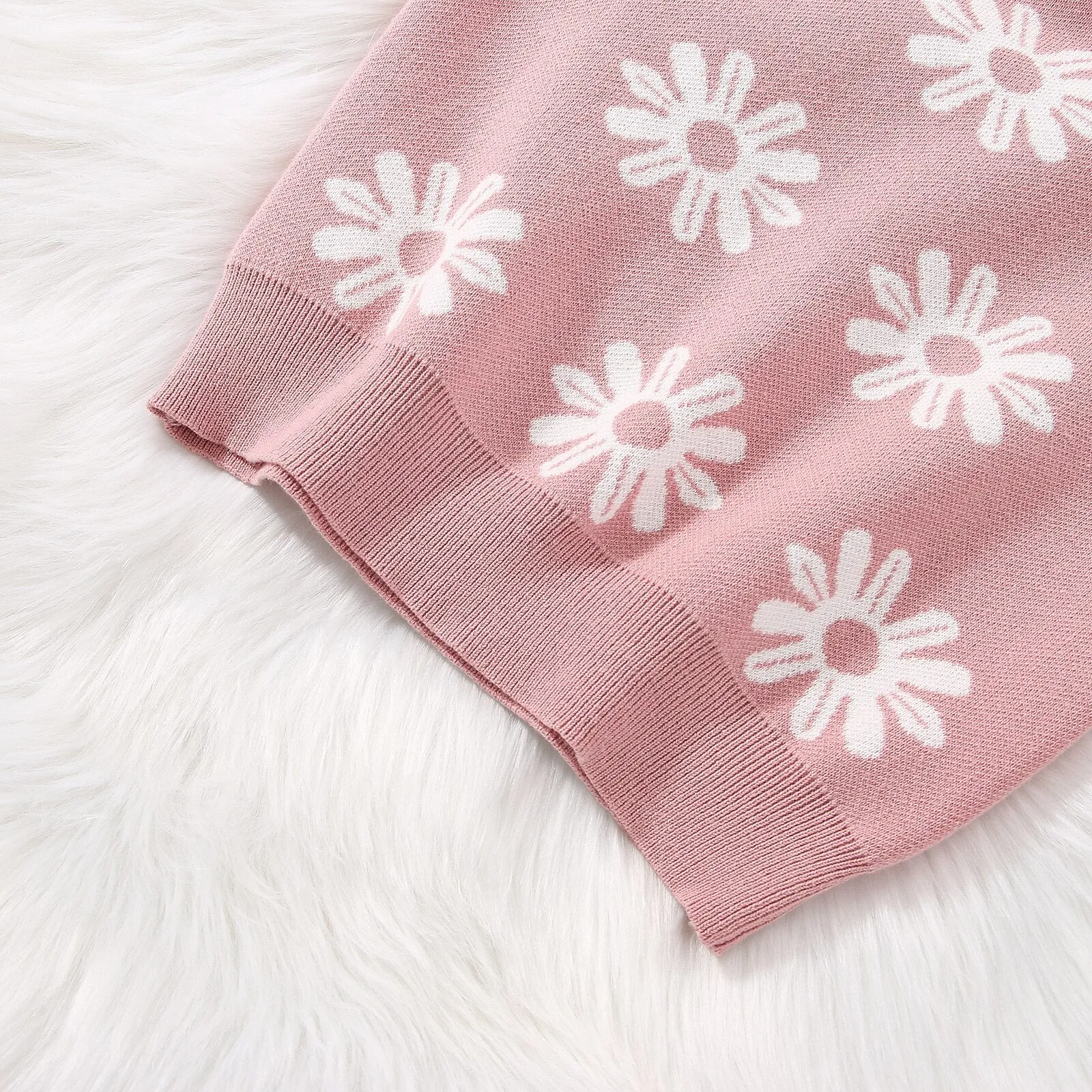 Knitted Co-ord Daisy Set