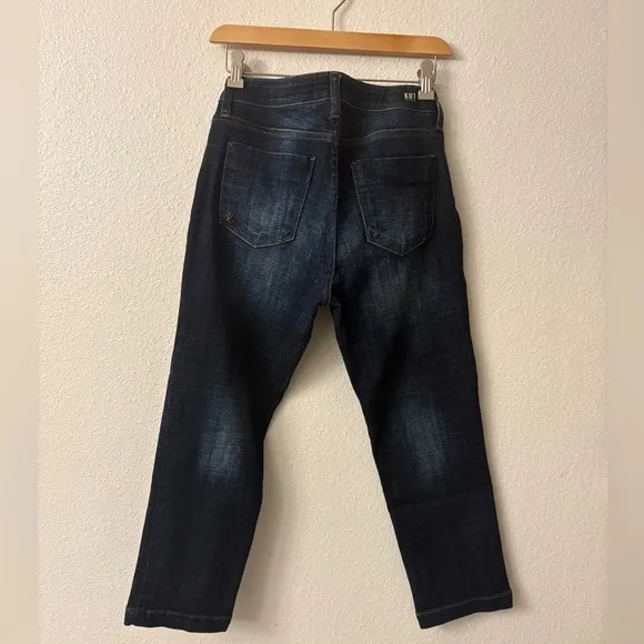 Kut from the Kloth Lauren Crop Straight Leg Jeans size 4