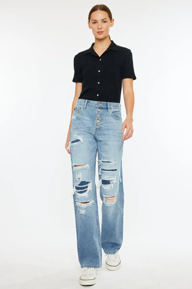 Maddie Ultra High Rise 90's Boyfriend Jeans