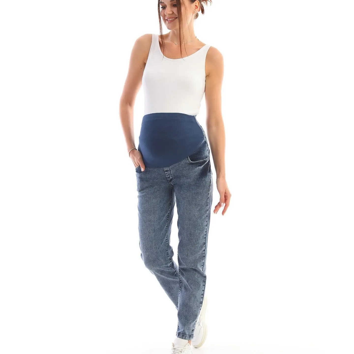 Maternity Boyfriend Jeans