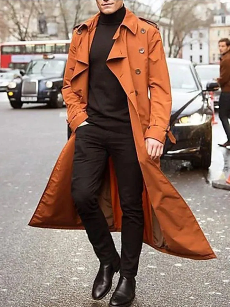 Men's stylish Kramer winter trench coat