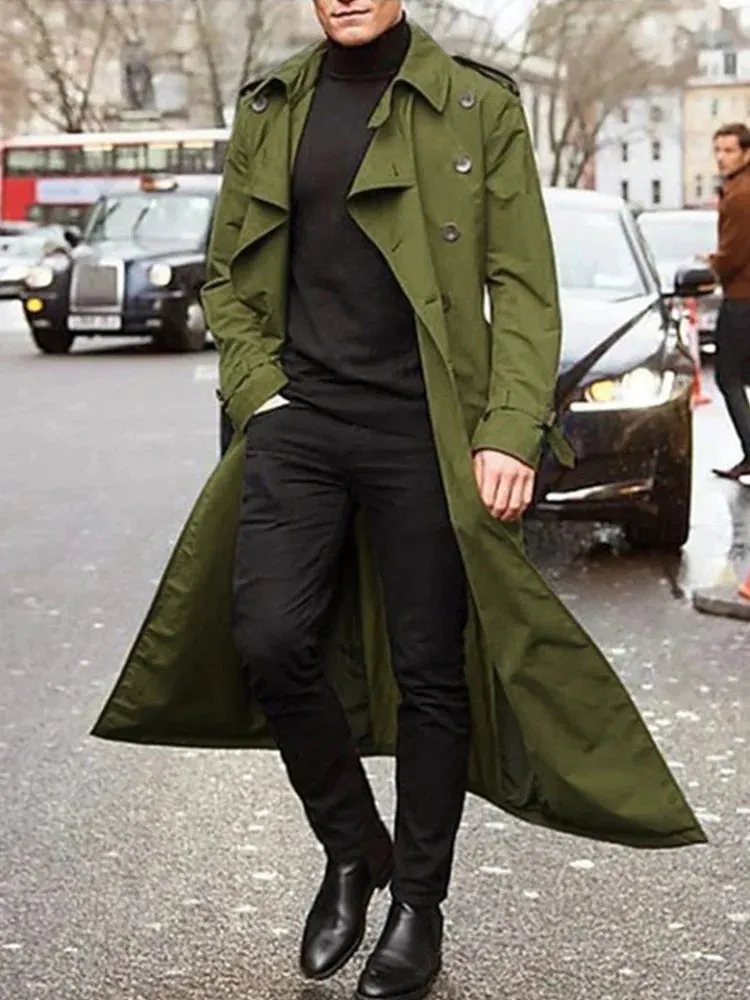 Men's stylish Kramer winter trench coat