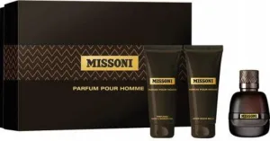 MISSONI PARFUM POUR HOMME  SET EDP 50 ml   AFTERSHAVE BALM 100 ml   BATH&SHOWER GEL 100 ml IT