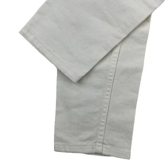 New Alviero Martini D. Women White Cotton Skinny Jeans US 28