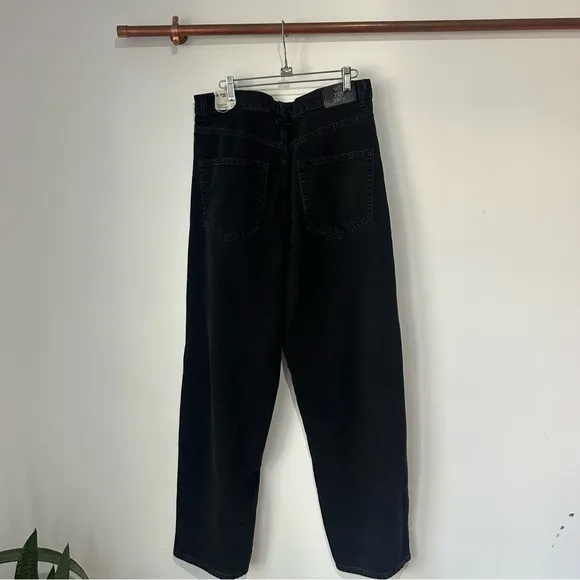NWT Free People We The Free Crossroads Mid-Rise Boyfriend Jeans Black