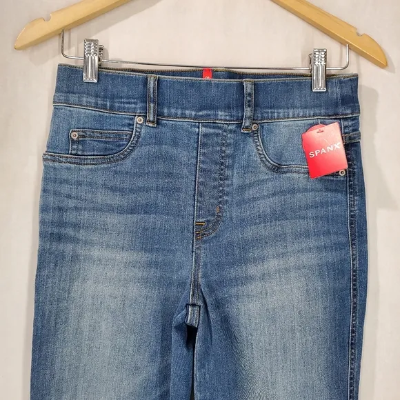 NWT SPANX SPANXshape EveryWear Straight Leg Jeans Stretch Comfort Shapewear SZ S