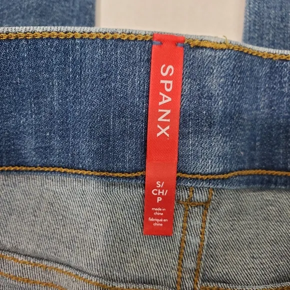 NWT SPANX SPANXshape EveryWear Straight Leg Jeans Stretch Comfort Shapewear SZ S