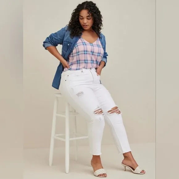 NWT Torrid High Rise Straight Jeans