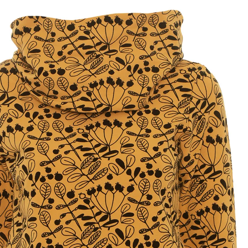PaaPii Ladies Flora Halla Hoodie - Ochre