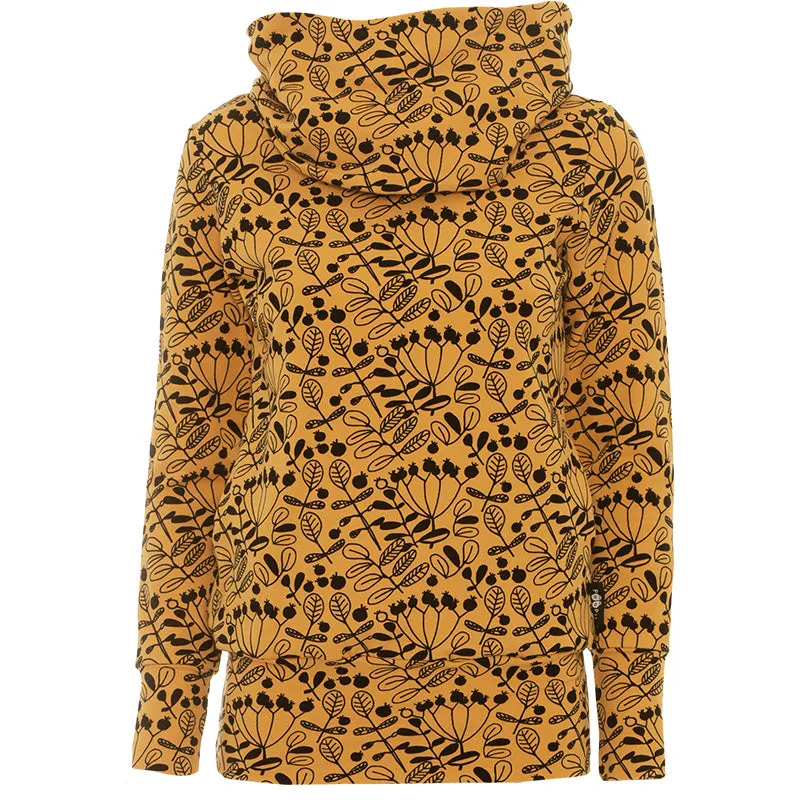 PaaPii Ladies Flora Halla Hoodie - Ochre